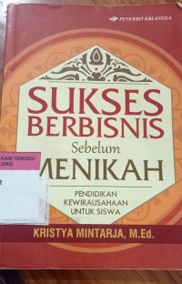 Image of Sukses Berbisnis Sebelum Menikah