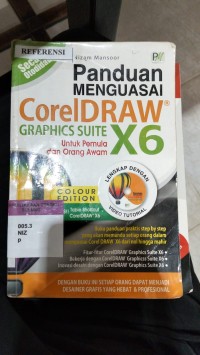Image of panduan mengusai corel draw x6