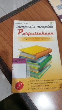 Image of mengenal & mengelola perpustakaan