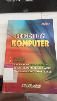 Image of PENGENALAN KOMPUTER