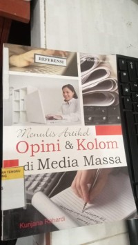 Image of Menulis Artikel Opini & Kolom Di Media Massa