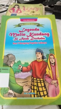 Image of LEGENDA MALIN KUNDANG SI ANAK DURHAKA