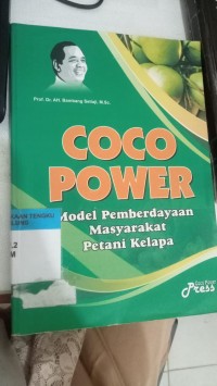 Image of COCO POWER MODEL PEMBERDAYAAN MASYARAKAT PETANI KELAPA